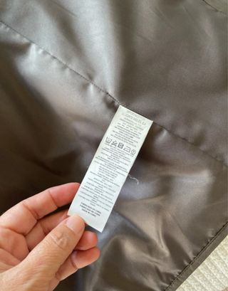 Parka guateada con cuello pelo 44