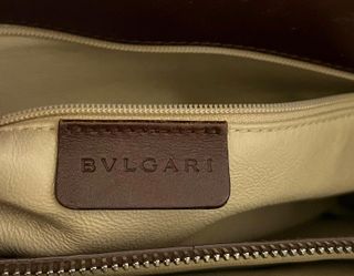 Borsa Pelle Marrone Vintage Bulgari