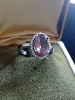 Anillo Plata y piedra sultanita 