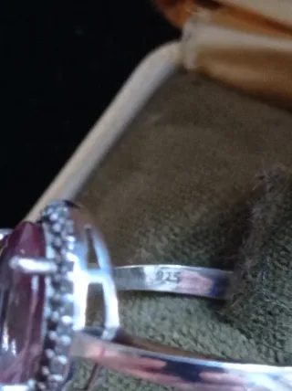 Anillo Plata y piedra sultanita 