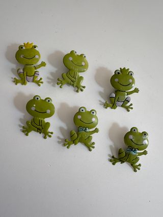 Pinzas ranas decorativas