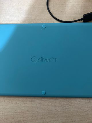 Teclado SilverHT Bluetooth Blanco/Azul
