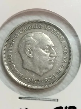 5 Pesetas 1957 Estrella 68 Franco