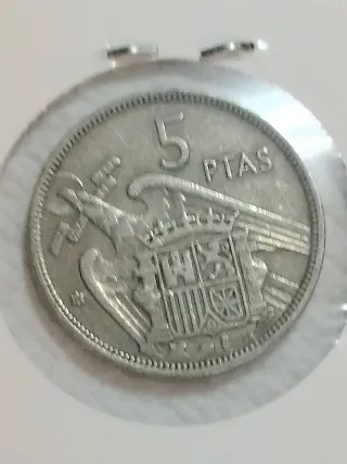 5 Pesetas 1957 Estrella 68 Franco