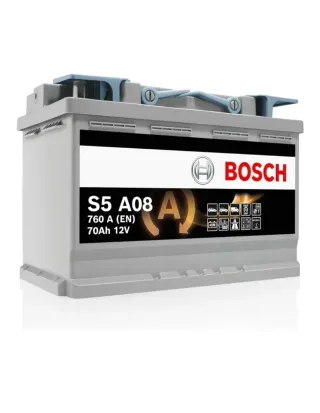 Batería para  Coche Bosch S5 A08 70Ah 760A 12V AGM