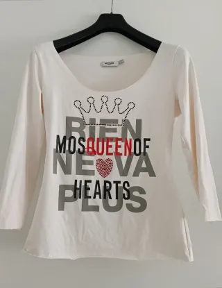 Camiseta Moschino Queen of Hearts Talla S