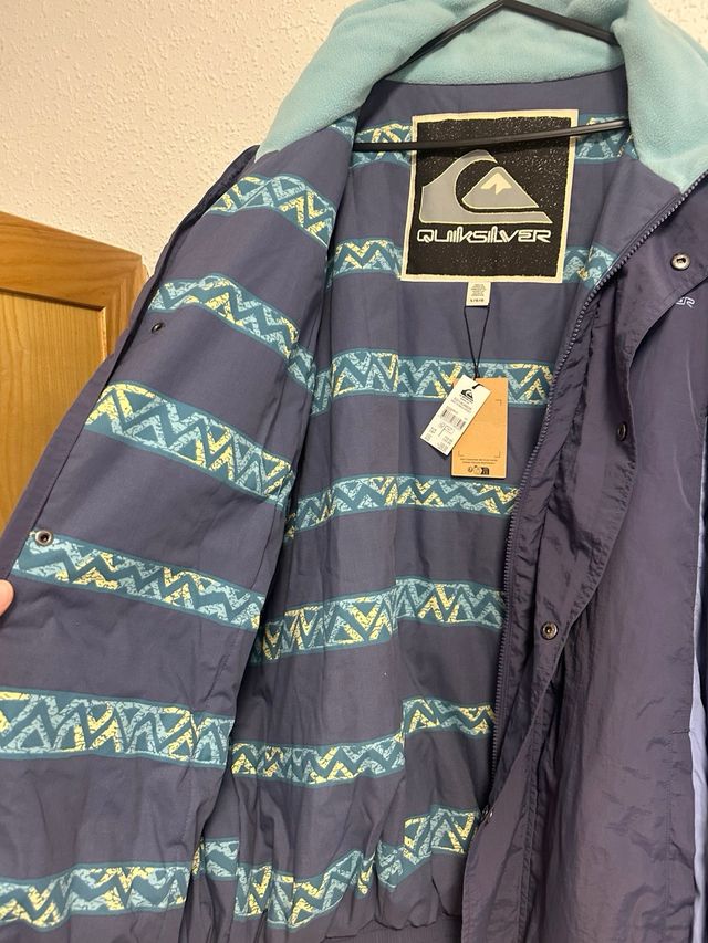 Chaqueta bomber Quiksilver azul NUEVA