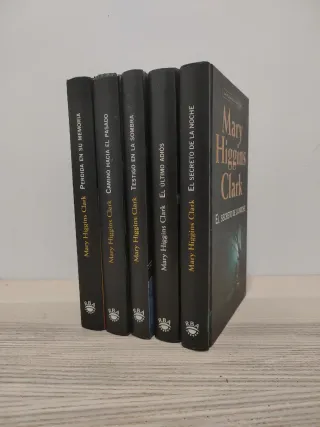 Lote 5 libros Mary Higgins Clark 