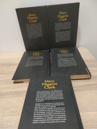 Lote 5 libros Mary Higgins Clark 