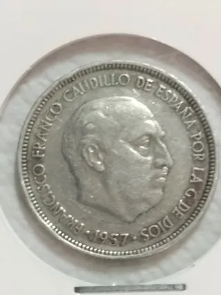 5 Pesetas 1957 Estrella 69