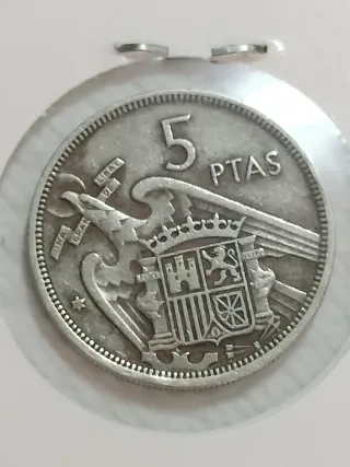 5 Pesetas 1957 Estrella 69
