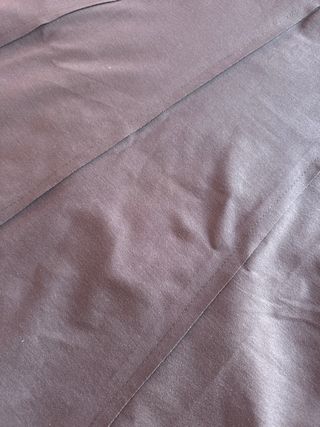 Falda larga R.S. moda marrón chocolate