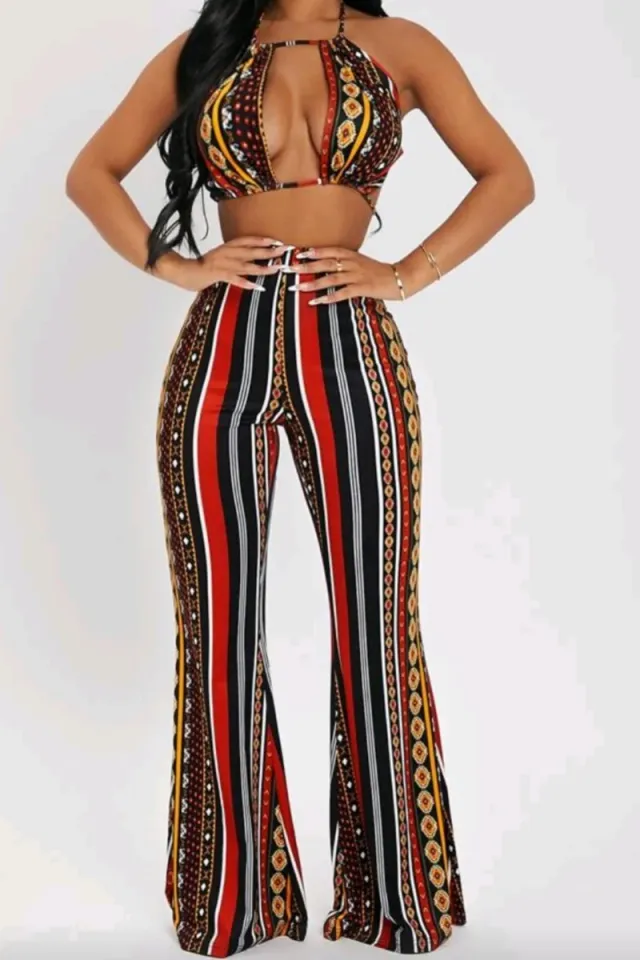 Conjunto Top y Pantalón Estampado