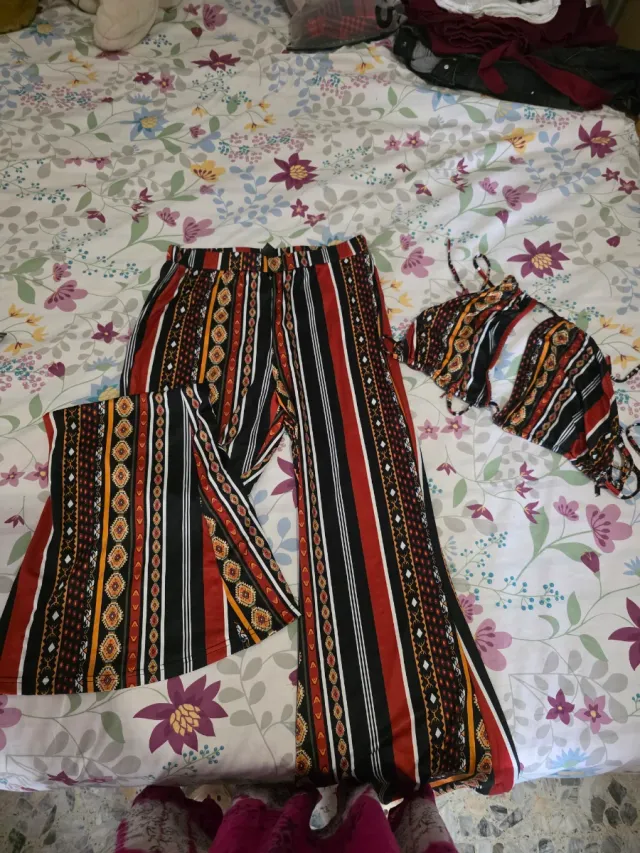 Conjunto Top y Pantalón Estampado
