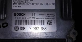 Bmw 7797356 centralita motor uce serie 120d 746398