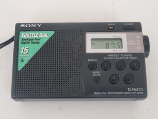 Radio Portatile Sony ICF-M260 Vintage Nera FM AM