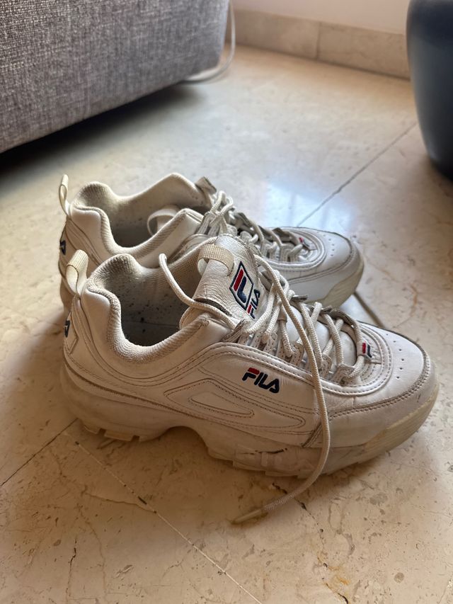 Zapatillas Fila Talla 39 Blancas