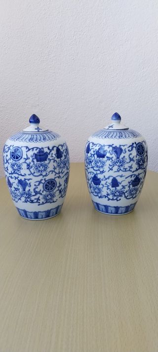 Estátuas, Jarras Antiguas Latón Decoradas