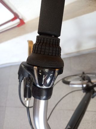 Bicicleta Plegable F-18 Plata-Negra