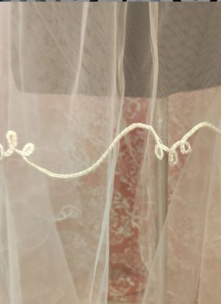 Velo de novia Alma blanco