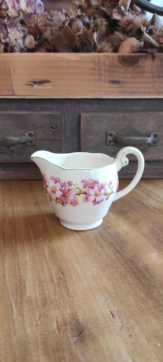 Set Porcellana Inglese Fiori Rosa