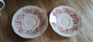 Set Porcellana Inglese Fiori Rosa