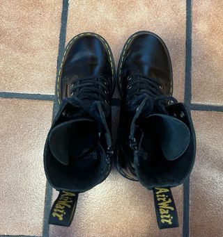 Dr. Martens Botas Negras Plataforma