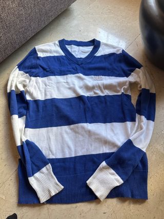 Jersey rayas azul y blanco Talla M