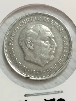 5 Pesetas 1957 Estrella 72