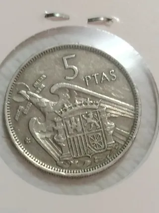 5 Pesetas 1957 Estrella 72