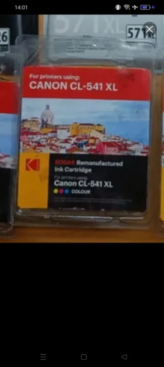 Pack 2 Cartuchos Kodak Canon CL-541 XL Color