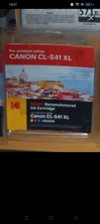 Pack 2 Cartuchos Kodak Canon CL-541 XL Color