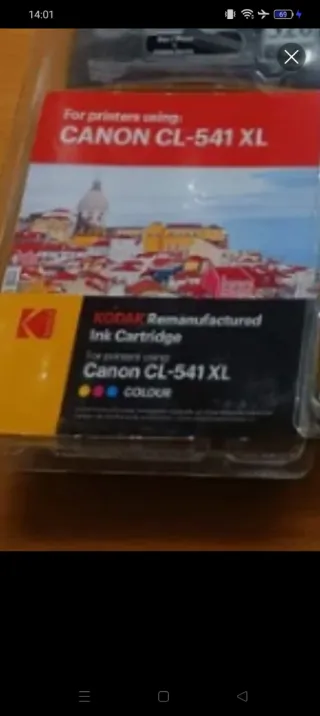 Pack 2 Cartuchos Kodak Canon CL-541 XL Color
