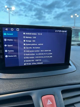 Pantalla Radio Renault