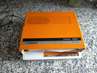 PACK SON MD-1002 Tocadiscos Vintage Naranja
