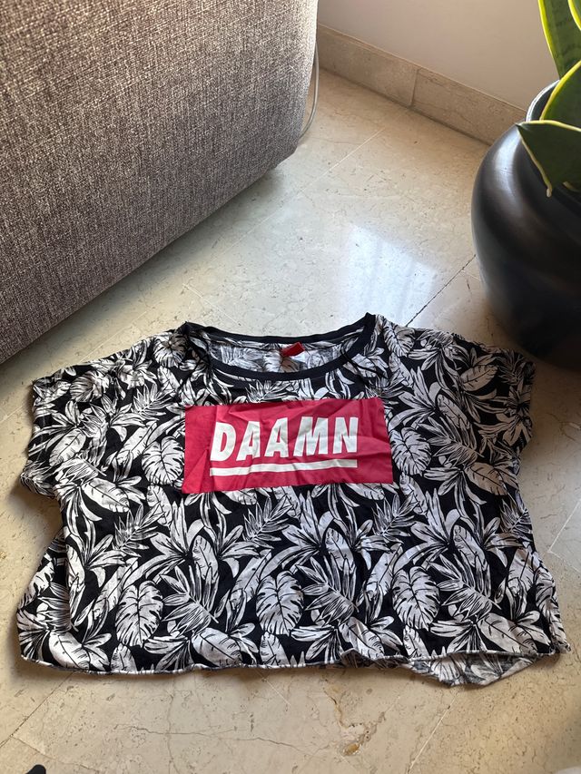 Camiseta Daamn Estampada
