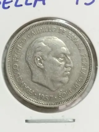 5 Pesetas 1957 Estrella 73