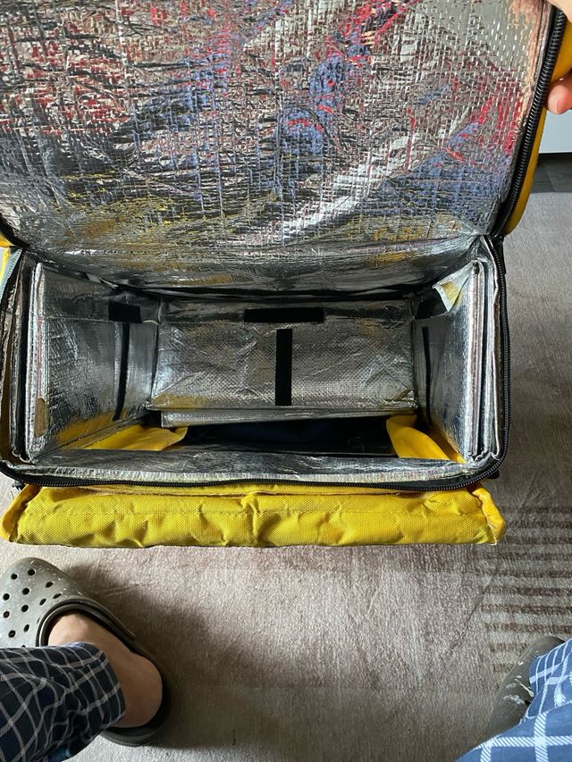 Bolso Glovo Amarillo Nuevo