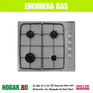 Encimera de gas Benavent 4 fuegos
