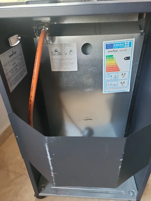 2 Estufas de gas Nevercold N4200