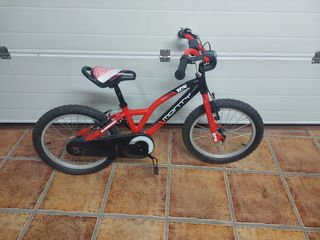 Bicicleta Monty 104 Roja y Negra