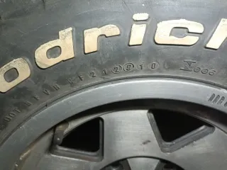 Ruedas BFGoodrich Mud-Terrain e insa turbo risco