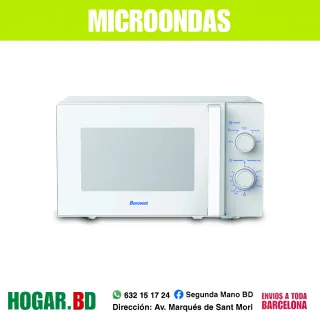 Microondas nuevo marca Benavent Blanco