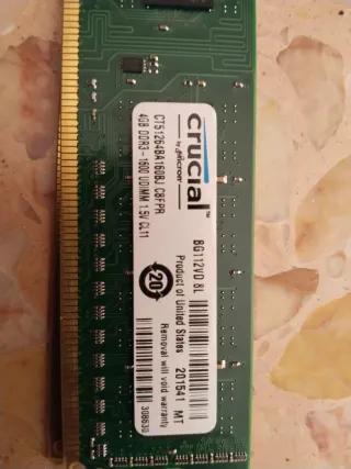 2x Módulos RAM DDR3 4GB