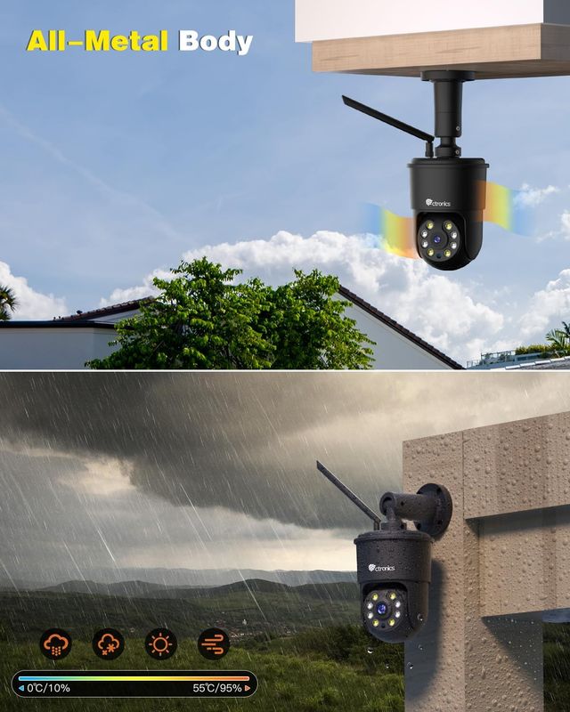 Cámara Vigilancia Exterior 4K WiFi