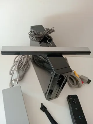  Nintendo Wii Negra Completa