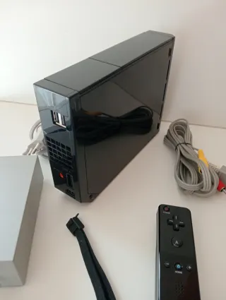  Nintendo Wii Negra Completa