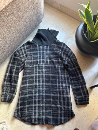 Jersey largo cuadros Talla M/L