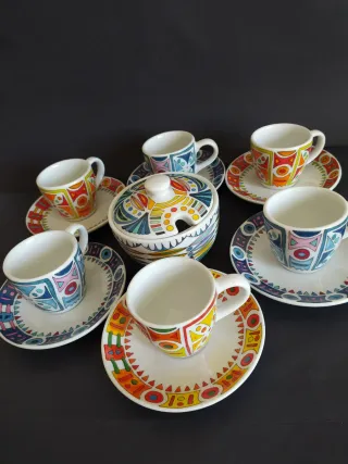 Set tazzine caffè con zuccheriera