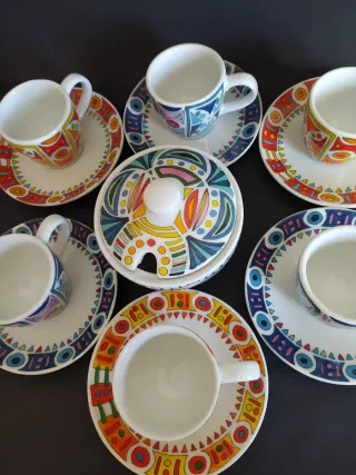 Set tazzine caffè con zuccheriera